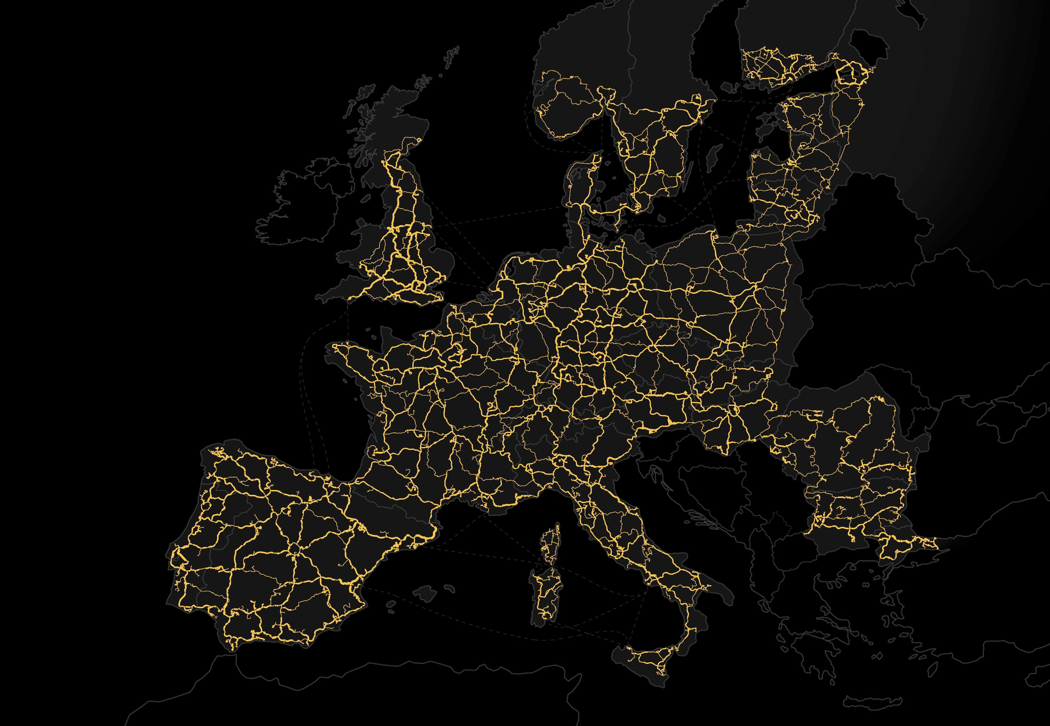Mapa de Europa ETS2